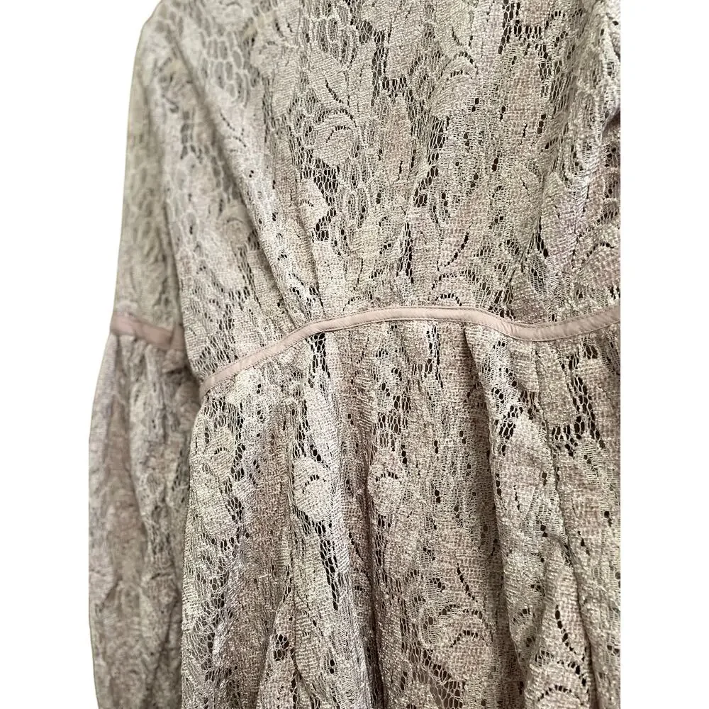 Free People Ruby Lacy Mauve Dress Small